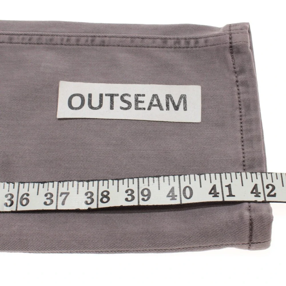 Paige NWT 5 Pocket Denim Jeans Size 30 US Slim Fit Lennox in Purple Rayon Blend